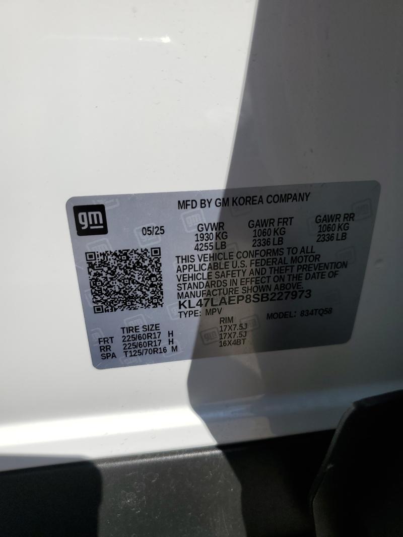 Продажа на аукционе авто 2025 Buick Envista, vin: KL47LAEP8SB227973, номер лота: 86901425