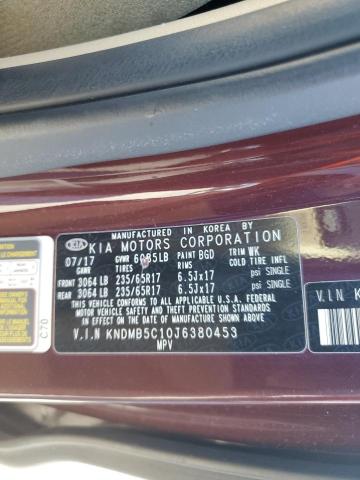 Aukcja sprzedaży 2018 Kia Sedona, vin: KNDMB5C10J6380453, numer aukcji: 90739015