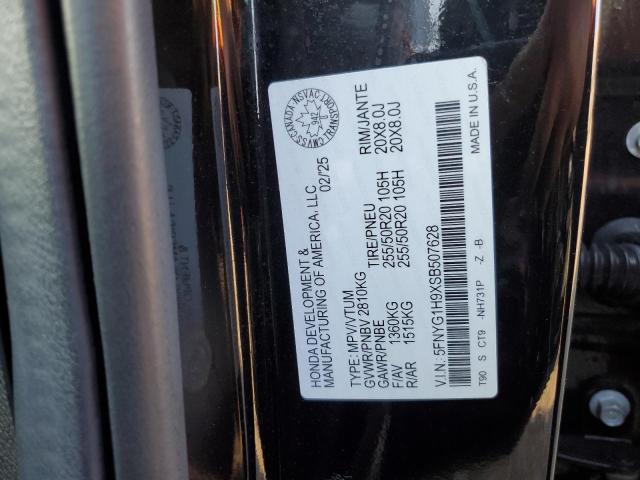 Aukcja sprzedaży 2025 Honda Pilot Blac, vin: 5FNYG1H9XSB507628, numer aukcji: 85141015