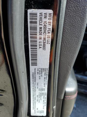 Auction sale of the 2021 Dodge Durango, vin: 1C4SDHCT1MC846837, lot number: 85751615
