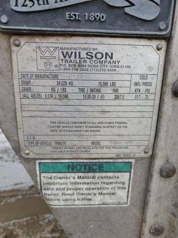 Продаж на аукціоні авто 2016 Wilson Semi Trail, vin: 1W16533A2G5550787, номер лоту: 85935485