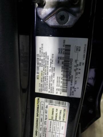 Aukcja sprzedaży 2020 Ford Fusion Se, vin: 3FA6P0HD1LR155423, numer aukcji: 90117485