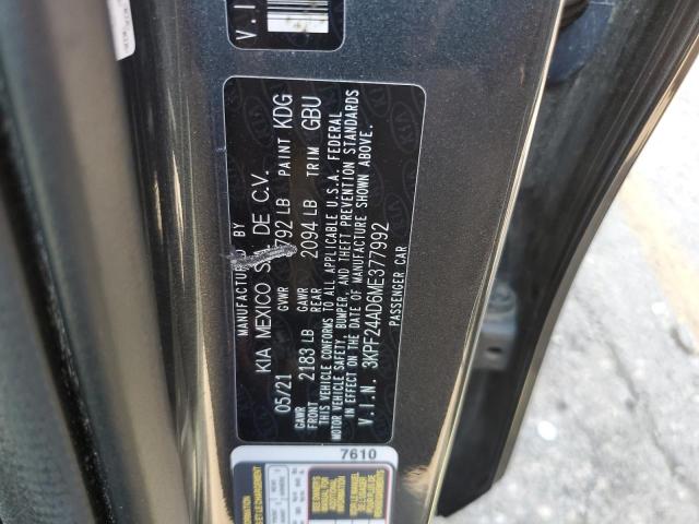 Aukcja sprzedaży 2021 Kia Forte, vin: 3KPF24AD6ME377992, numer aukcji: 82222275