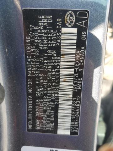 Продаж на аукціоні авто 2018 Toyota Corolla, vin: 2T1BURHE1JC014398, номер лоту: 86252315