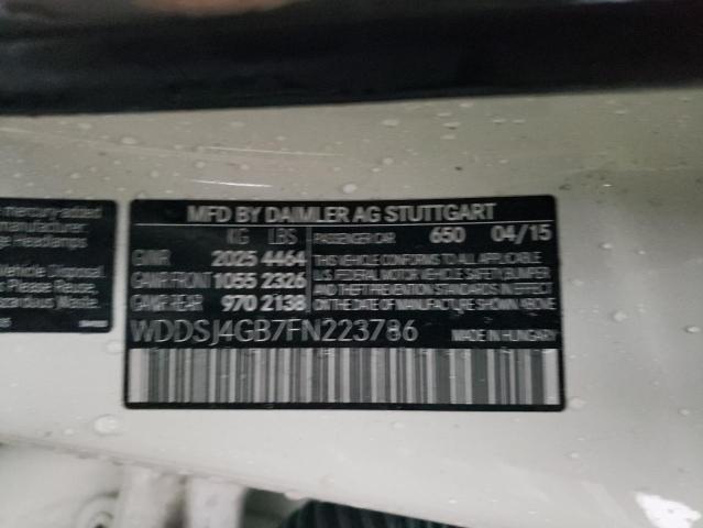 90694555 :رقم المزاد ، WDDSJ4GB7FN223786 vin ، 2015 Mercedes-benz Cla مزاد بيع