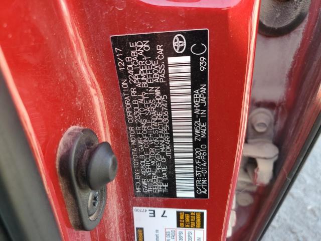 2017 Toyota Prius Prim მანქანა იყიდება აუქციონზე, vin: JTDKARFP5H3067475, აუქციონის ნომერი: 87085165