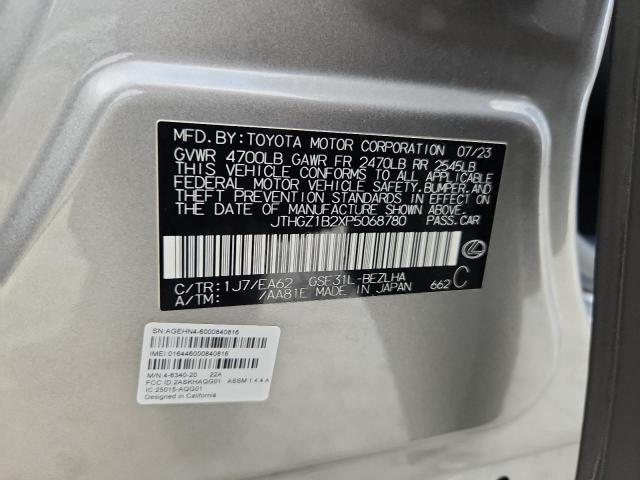 Aukcja sprzedaży 2023 Lexus Is 350 F S, vin: JTHGZ1B2XP5068780, numer aukcji: 85320845