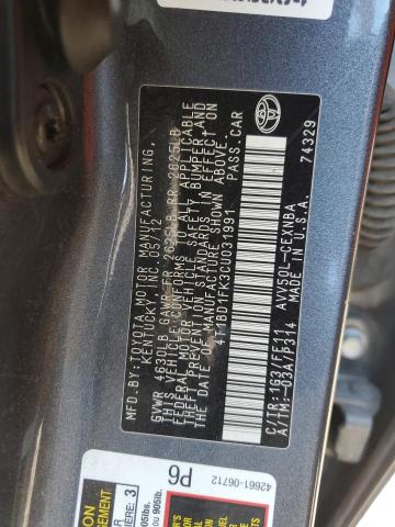 Продажа на аукционе авто 2012 Toyota Camry Hybr, vin: 4T1BD1FK3CU031991, номер лота: 82242865