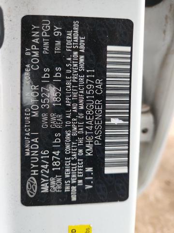 Продажа на аукционе авто 2016 Hyundai Accent, vin: KMHCT4AE8GU159711, номер лота: 86477835