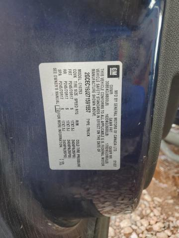 86340615 :رقم المزاد ، 2GCEC19J271591557 vin ، 2007 Chevrolet Silverado مزاد بيع