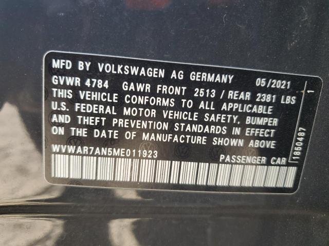 Aukcja sprzedaży 2021 Volkswagen Arteon Se, vin: WVWAR7AN5ME011923, numer aukcji: 90968475