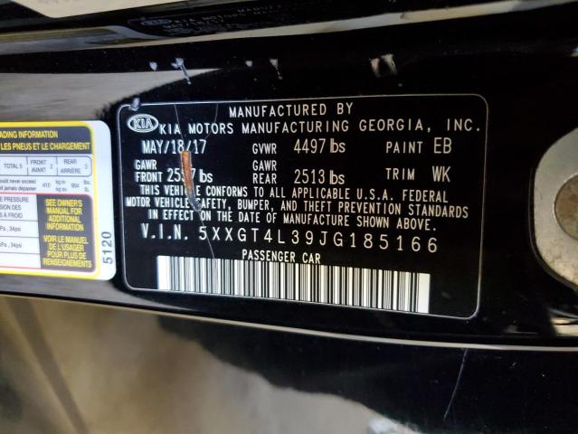 87067735 :رقم المزاد ، 5XXGT4L39JG185166 vin ، 2018 Kia Optima Lx مزاد بيع