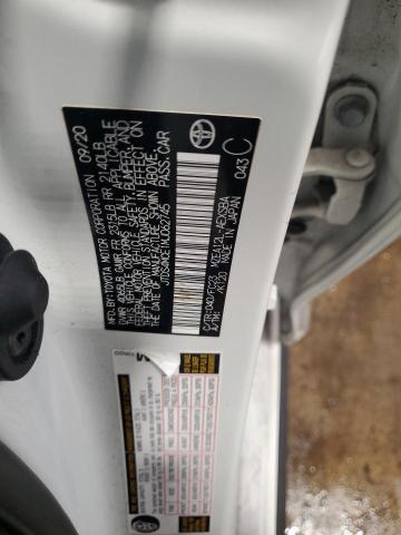 86476255 :رقم المزاد ، JTDS4MCE1MJ062745 vin ، 2021 Toyota Corolla مزاد بيع