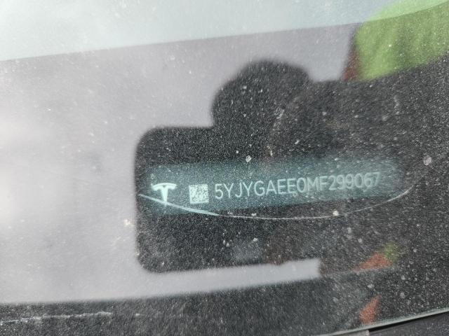 Aukcja sprzedaży 2021 Tesla Model Y, vin: 5YJYGAEE0MF299067, numer aukcji: 85843355