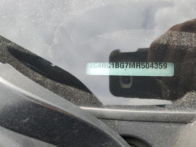 87032985 :رقم المزاد ، 2C4RC1BG7MR504359 vin ، 2021 Chrysler Pacifica مزاد بيع