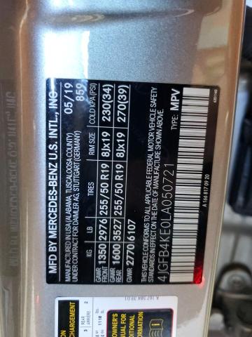 Aukcja sprzedaży 2020 Mercedes Benz Gle, vin: 4JGFB4KE0LA050721, numer aukcji: 89486595