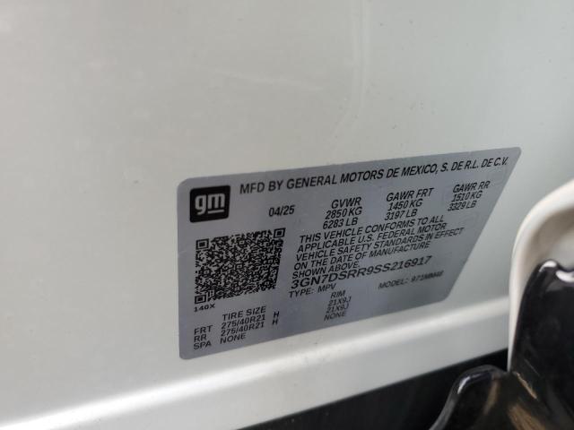 2025 Chevrolet Equinox Rs მანქანა იყიდება აუქციონზე, vin: 3GN7DSRR9SS216917, აუქციონის ნომერი: 85280195