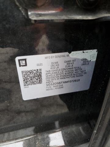 Продаж на аукціоні авто 2021 Chevrolet Malibu, vin: 1G1ZD5STXMF072819, номер лоту: 82356015