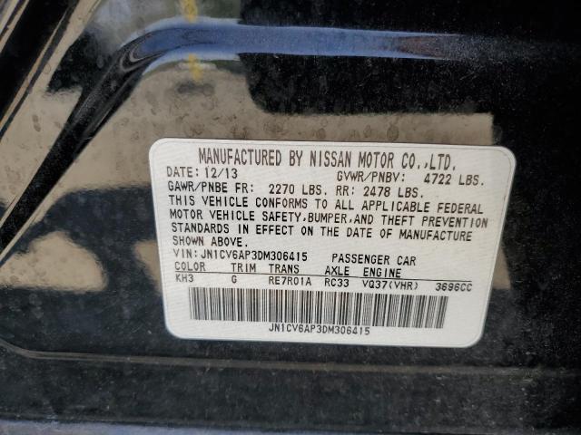 Aukcja sprzedaży 2013 Infiniti G37, vin: JN1CV6AP3DM306415, numer aukcji: 82376595