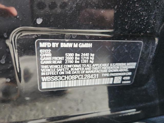 82335925 :رقم المزاد ، WBS83CH08PCL28431 vin ، 2023 Bmw M5 مزاد بيع