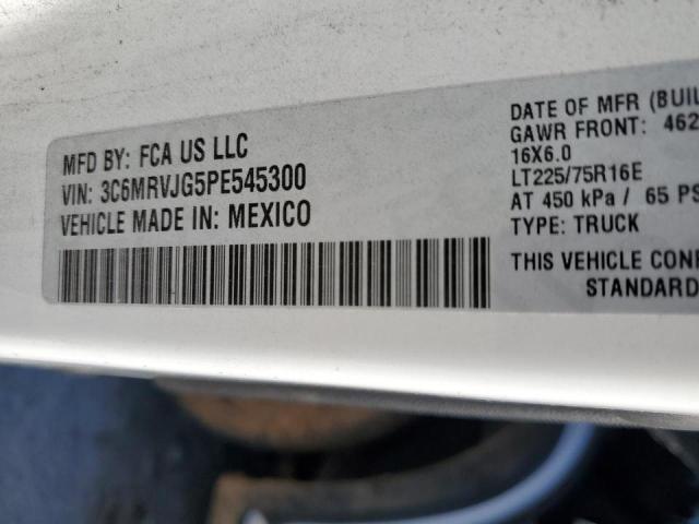 Продажа на аукционе авто 2023 Ram Promaster, vin: 3C6MRVJG5PE545300, номер лота: 75712665