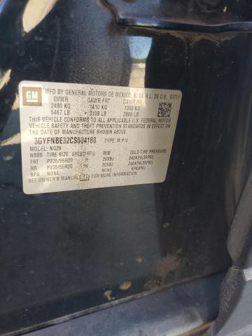 86817435 :رقم المزاد ، 3GYFNBE32CS504180 vin ، 2012 Cadillac Srx مزاد بيع