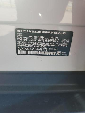 Aukcja sprzedaży 2023 Bmw X5, vin: 5UXTA6C02P9N49776, numer aukcji: 89442135