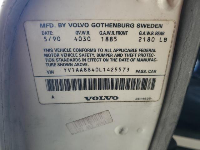 Aukcja sprzedaży 1990 Volvo 240, vin: YV1AA8840L1425573, numer aukcji: 85182375
