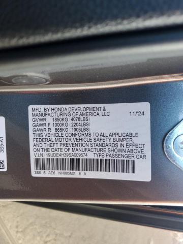 2025 Acura Integra A-spec მანქანა იყიდება აუქციონზე, vin: 19UDE4H39SA009674, აუქციონის ნომერი: 85293265