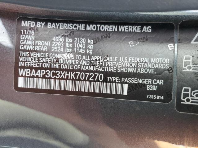 Продаж на аукціоні авто 2017 Bmw 440xi, vin: WBA4P3C3XHK707270, номер лоту: 89483995