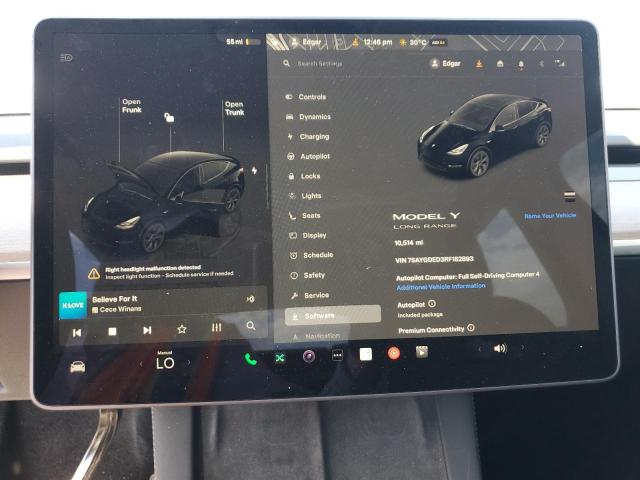 Продажа на аукционе авто 2024 Tesla Model Y, vin: 7SAYGDED3RF182893, номер лота: 87241245