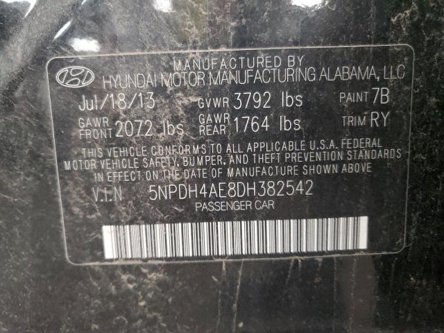 Продаж на аукціоні авто 2013 Hyundai Elantra Gl, vin: 5NPDH4AE8DH382542, номер лоту: 86533115