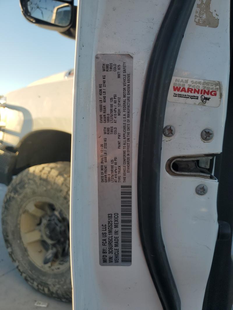Продажа на аукционе авто 2021 Ram 2500 Trade, vin: 3C6UR5CL1MG525183, номер лота: 82493805