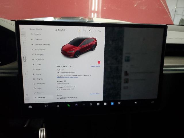 Продаж на аукціоні авто 2021 Tesla Model X, vin: 5YJXCBE57MF326567, номер лоту: 86663125