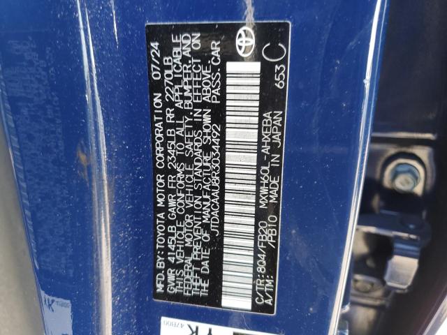 Продажа на аукционе авто 2024 Toyota Prius, vin: JTDACAAU8R3034492, номер лота: 87027345