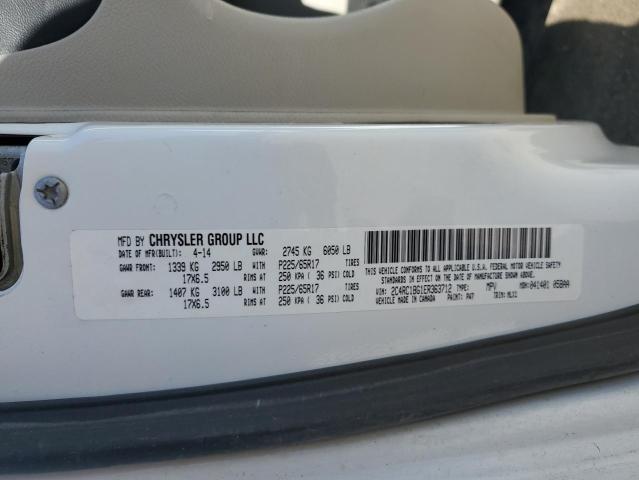 Auction sale of the 2014 Chrysler Town & Country, vin: 2C4RC1BG1ER363712, lot number: 89469495