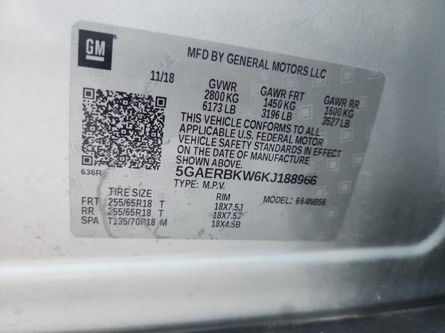 Продажа на аукционе авто 2019 Buick Enclave, vin: 5GAERBKW6KJ188966, номер лота: 86182165