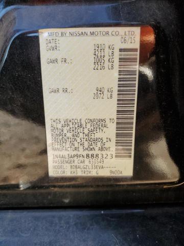 Продажа на аукционе авто 2015 Nissan Altima, vin: 1N4AL3AP9FN888323, номер лота: 82631015