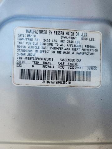 2011 Infiniti M37 მანქანა იყიდება აუქციონზე, vin: JN1BY1AP9BM325019, აუქციონის ნომერი: 86119335