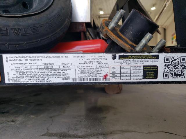 Aukcja sprzedaży 2024 Carr Utility Tr, vin: 4YMBU0810RV017145, numer aukcji: 85351055