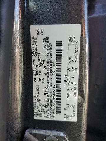 87458455 :رقم المزاد ، 1FMCU0F77DUD09562 vin ، 2013 Ford Escape مزاد بيع