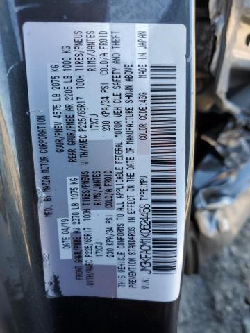 Продаж на аукціоні авто 2019 Mazda Cx-5, vin: JM3KFACM1K0624458, номер лоту: 90650785