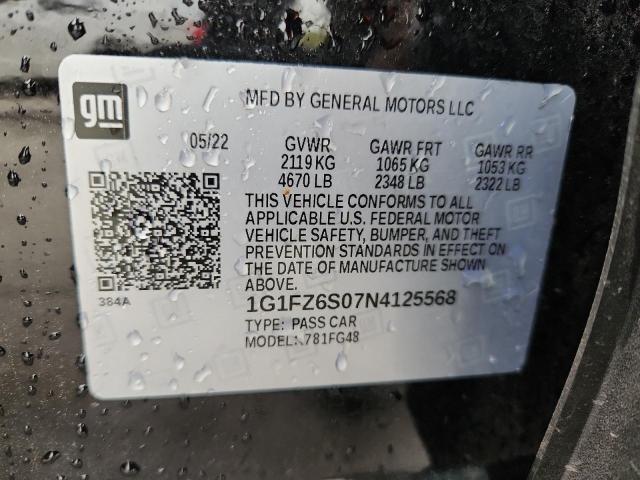 Продаж на аукціоні авто 2022 Chevrolet Bolt Euv, vin: 1G1FZ6S07N4125568, номер лоту: 85004105