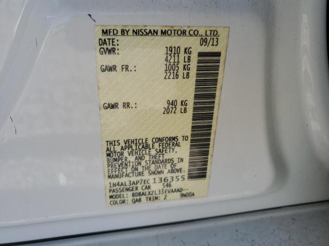 Продажа на аукционе авто 2014 Nissan Altima 2.5, vin: 1N4AL3AP7EC136355, номер лота: 89655575