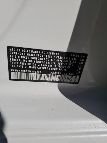 87474625 :رقم المزاد ، WVW8A7CD6PW199263 vin ، 2023 Volkswagen Gti مزاد بيع