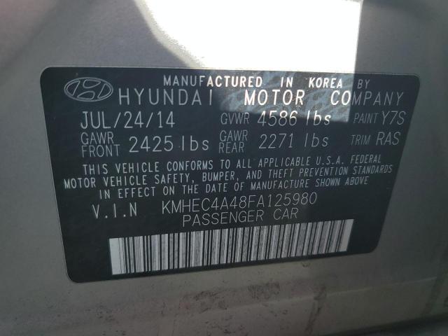 Продаж на аукціоні авто 2015 Hyundai Sonata Hybrid, vin: KMHEC4A48FA125980, номер лоту: 82551715