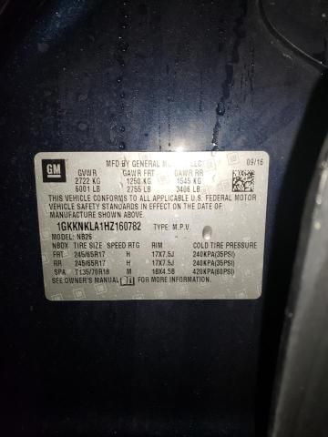 2017 Gmc Acadia Sle მანქანა იყიდება აუქციონზე, vin: 1GKKNKLA1HZ160782, აუქციონის ნომერი: 86405515