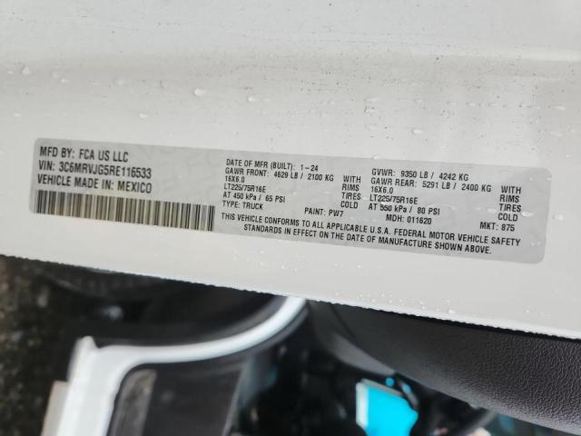 Продажа на аукционе авто 2024 Ram Promaster, vin: 3C6MRVJG5RE116533, номер лота: 90524735