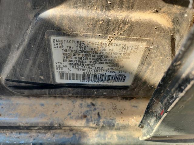 2014 Niss Sentra მანქანა იყიდება აუქციონზე, vin: 3N1AB7AP2EY313862, აუქციონის ნომერი: 85372665