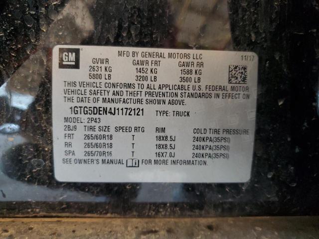 Продаж на аукціоні авто 2018 Gmc Canyon Slt, vin: 1GTG5DEN4J1172121, номер лоту: 86663255